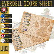 Everdell - Feuille de score réinscriptible