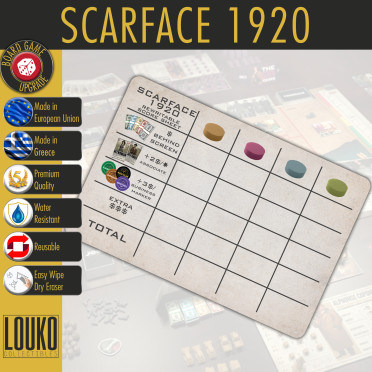 Scarface 1920 - Feuille de score réinscriptible