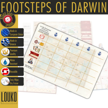 Score sheet upgrade - In the Footsteps of Darwin