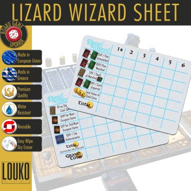 Score sheet upgrade - Lizard Wizard