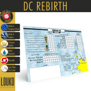 Journal de campagne réinscriptible pour DC Comics DeckBuilding Game : Rebirth