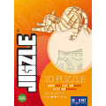 Jigzle 3D Puzzle - Chat Etiré 0