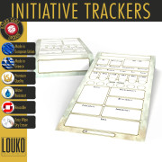 Fillable Monster Initiative Trackers - 5e