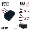 6-port HUB Splitter + 6 quick connect cables 1