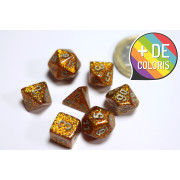 Glitter Mini-Polyhedral 7-Die Set