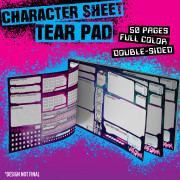 Vast Grimm - Character Sheet Tear Pad