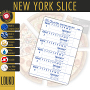 New York Slice - Feuille de score réinscriptible