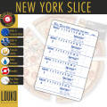 New York Slice - Feuille de score réinscriptible 0
