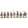 Cossack cavalry with its staff 0