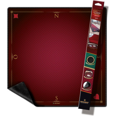 Tapis Cartes Prestige Rouge 60x60 cm