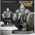 Highlands Miniatures - Sons of Ymir - Dwarf Huscarls Unit 8
