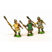 Light / Medium Spearmen with Large Shield & assorted helms