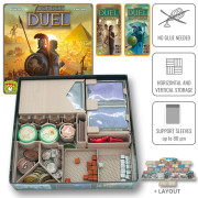 7 Wonders Duel - insert and layout Deluxe Wood