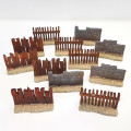 Warkitect Kit - Barriers, crates and gallows extension - 28mm 1