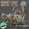 Crab Miniatures - Undead Egyptians - Chariots  x3 3