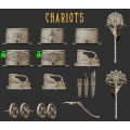 Crab Miniatures - Undead Egyptians - Chariot x6 1