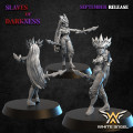 White Angel Miniatures - Elfes Noirs - Furies Elfes Noirs 5
