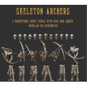 Crab Miniatures - Undead Egyptians - Skeletons with Bows x10