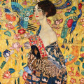 La dame à l'éventail - Klimt 80 pièces 0