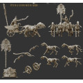 Crab Miniatures - Undead Egyptians - The Pharaon on Chariot x1 1