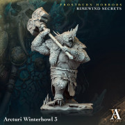 Archvillain Games - Frostburn Horrors - Rimewind Secrets : Arcturi Winterhowl 3 (inclus 2 mains) [50mm]