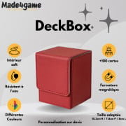 DeckBox 100+ Rouge