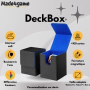 DeckBox 100+ Noir intérieur Bleu