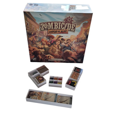 Zombicide Undead or Alive - Compatible white insert storage