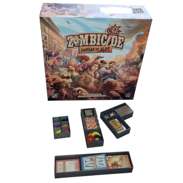 Zombicide Undead or Alive - Rangement insert gris compatible