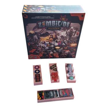 Zombicide Invader - Compatible pink insert storage