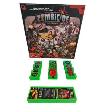 Zombicide Invader - Rangement insert vert compatible