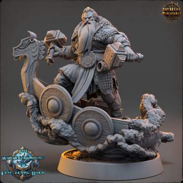 Daybreak Miniatures - The Wintershadows of Frostfang Hold : Baldur Stormstriker [50mm]