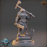 Daybreak Miniatures - The Wintershadows of Frostfang Hold : Ragnar Wolfslayer [50mm]