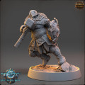 Daybreak Miniatures - The Wintershadows of Frostfang Hold : Thormund Warfury [50mm] 1