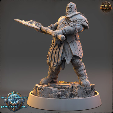 Daybreak Miniatures - The Wintershadows of Frostfang Hold : Torsten Ironhelm [50mm]