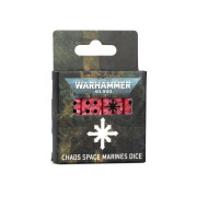 W40K : Chaos Space Marines - Dice Set