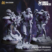 DM Stash - Under Darkness : Lot de 3 Myceloids [32mm]