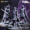 DM Stash - Under Darkness : Lot de 3 figurines Drow Soldiers 0