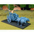 Highlands Miniatures - Steppe Goblins - Steppe Goblin Chariot 1