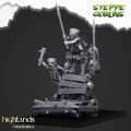 Highlands Miniatures - Steppe Goblins - Rouleaux Gobs 0