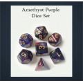 Amethyst Purple Dice Set 0