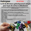 Kit de 5 jetons "dégât 1" additionnels compatible Star Wars Unlimited 2