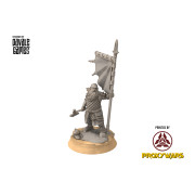 Silver Goat Dwarves - Banner - Davale Games