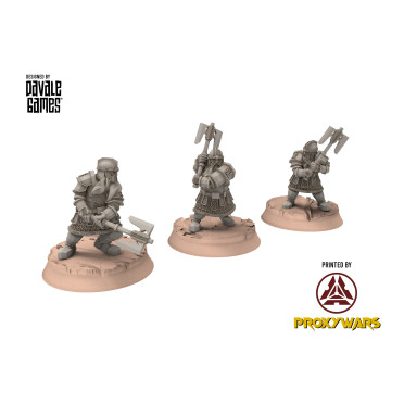 Kalak Dwarves - 6 Guards - Davale Games