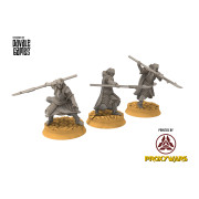 Bloody Elf - x3 King Guard Spearmen - Davale Games