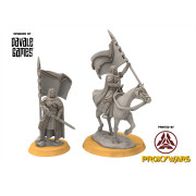 West Human - Banner on Foot & Mounted - Davale Games