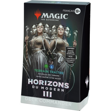 Magic The Gathering : Horizons du Modern 3 - Deck Commander Terrain traître