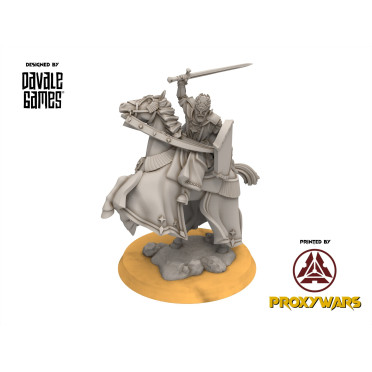 High Human - King with Helmet Mounted - Davale Games