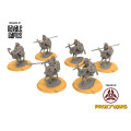 Silver Goat Dwarves - 6 Spearmen Mounted - Davale Games 0