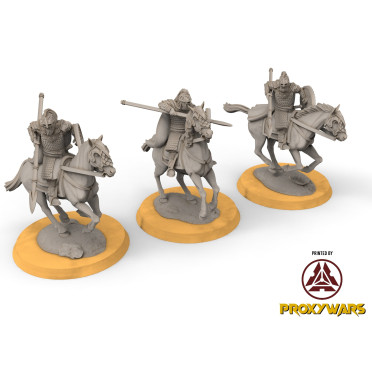 West Human - x3 Royal Guard Mounted V2 - Davale Games